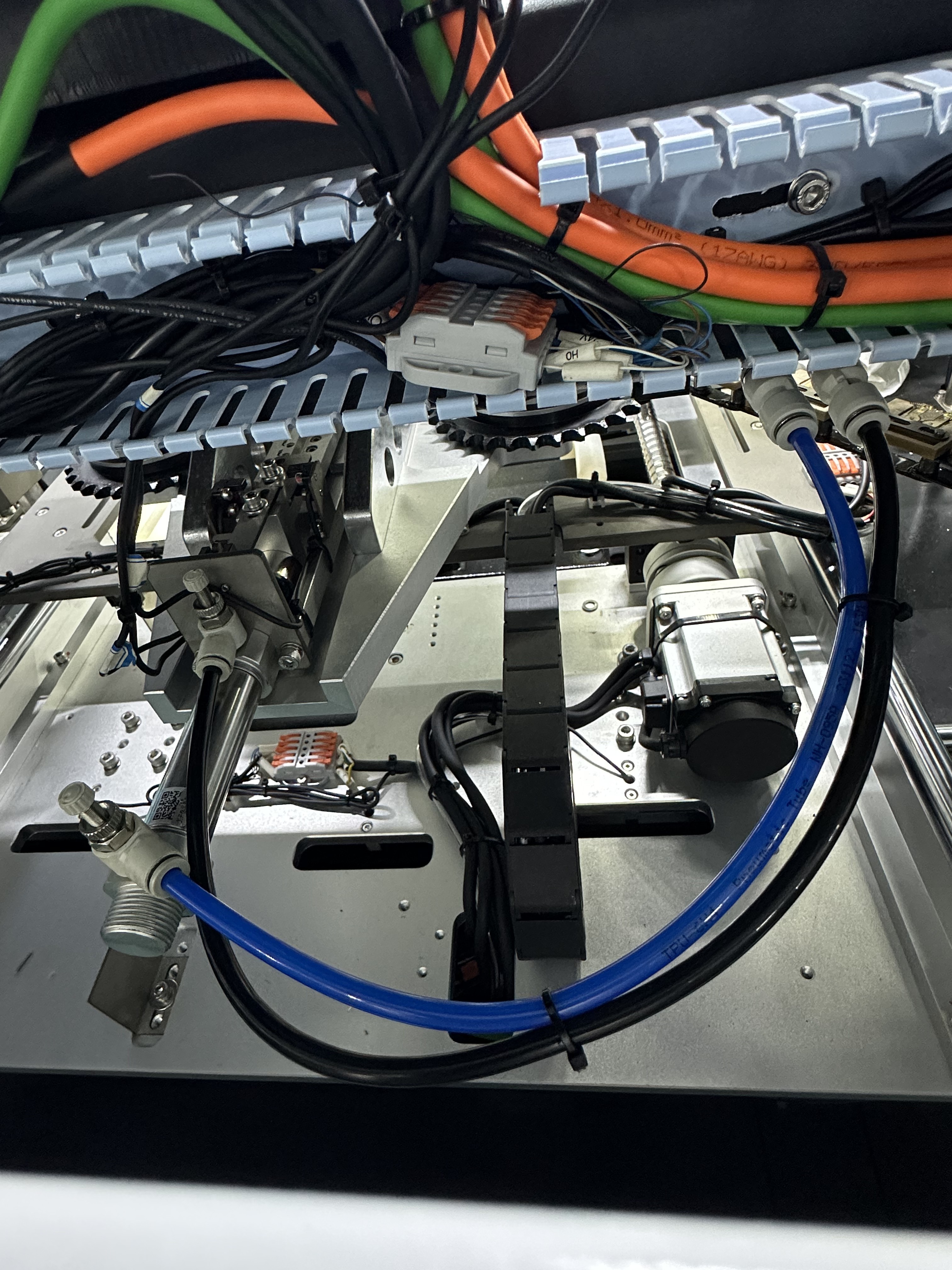 S3000 radial insertion machine internal mechanism and wiring